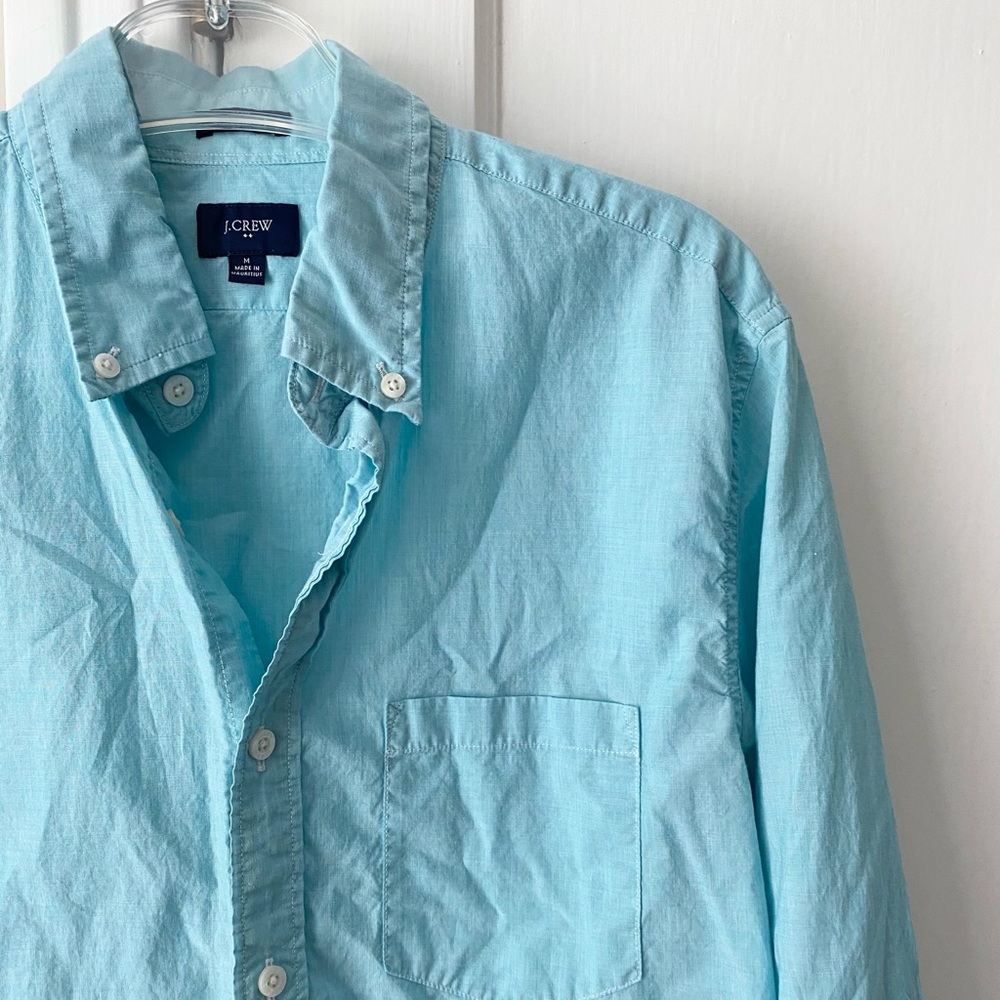 J. Crew | Men’s Aqua Slim Fit Button Down